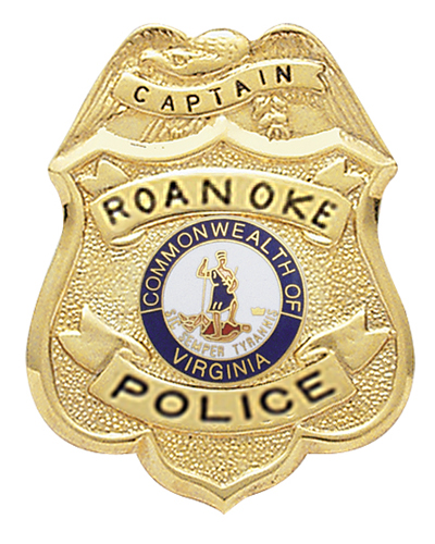 Roanoke Police Mini Badge